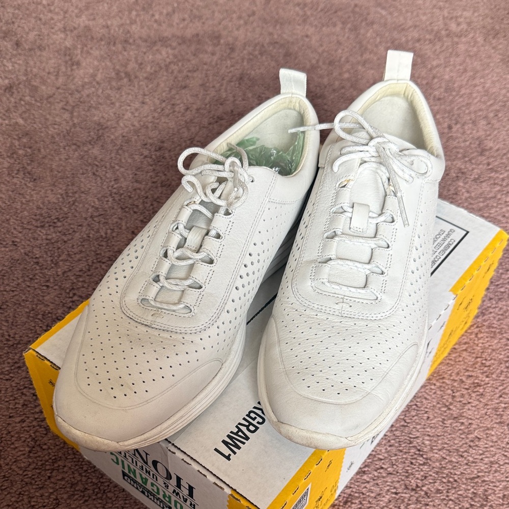 Cole Haan Men's White Perforated Sneakers